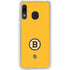 NHL Boston Bruins Solid Background Galaxy A20 Clear Case